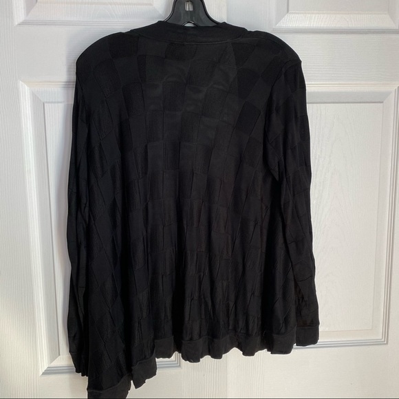 GIORGIO ARMANI BASKET WEAVE OPEN CARDIGAN - Picture 7 of 13